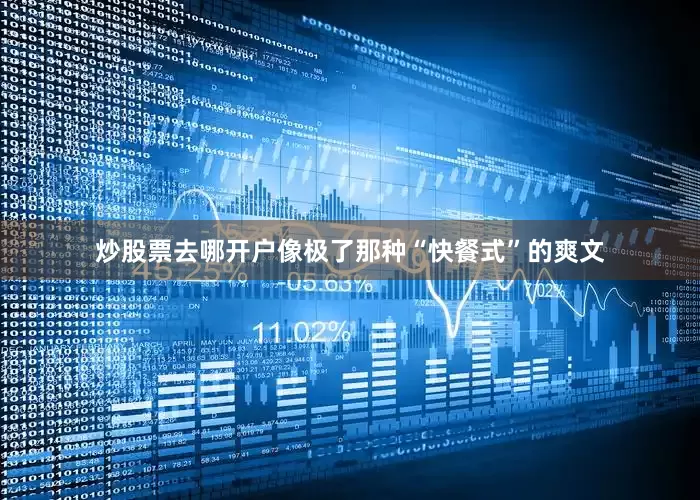 炒股票去哪开户像极了那种“快餐式”的爽文